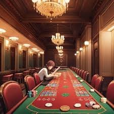 Mobile casino style game browsing on 5666bd during an evening session
